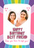 Best friend photo birthday card created by Angela Chick