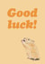 Praying Hamster Good Luck Card created by Martina Scott