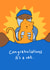 Congratulations it's a cat! Funny new pet card. created by Emily Campbell