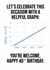 Helpful "years alive" graph - 40th birthday card created by Helpful Graphs