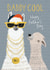 Cute Alpaca Fathers Day Card - Dad - Daddy Cool created by Kelsey  Collings 