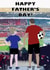 Father’s Day football match created by Beth & Tom