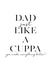 Dad is just like A Cuppa fathers day card created by Gorgeous Creations