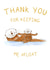 Thank you for keeping me afloat otter card created by Otterly Madness