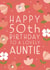 Happy 50th Birthday Auntie created by Juniper and Rose Studio