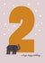 Children's 2nd Birthday Card created by Jelu Illustration