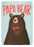 Papa bear birthday card created by Claire Lefevre