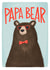 Worlds best papa bear card created by Claire Lefevre