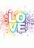 Bubbly Rainbow Love created by @jpcreative_designs