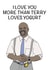 I love you - Terry Jeffords card created by Table 8