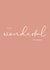 You Wonderful Human Card created by Samantha King Design