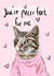 Funny Cat Lover Card created by Purrygood