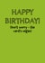 Vegan Birthday Card created by size3art