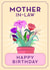 Mother in Law Birthday Card created by olliebrownillustration