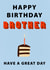 Happy Birthday Brother card created by Kamiya Chirodian