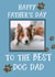 dog dad Father's Day Personalised Photo Card 7258 created by Giddy Kipper
