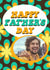 Cute Retro Flower Personalised Father's Day Card / Photo Card - Happy Father's Day created by Giddy Kipper