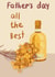 father’s day all the best whisky card created by Ksenia Samsonova
