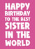 Cute happy birthday to your sister, the best in the world created by Naomi Park