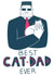 Father's Day card from your beloved cat created by Yelyzaveta Kovalenko