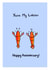 You're My Lobster Friends Anniversary Card created by Meg Lillicrap Studio