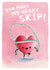 Skipping Heart Love Card  created by Quiet Forest Illustration