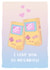 Cute Gameboy Love Card created by Quiet Forest Illustration