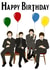 The Beatles Happy Birthday Balloons created by Crispy Choons