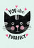 You are perfect cat card created by Leaf Lane Studio