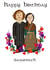Outlander Sassenach Birthday card created by SootysSweetScribbles