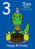 Roarsome Son 3rd Birthday Card  created by @Cupsie's Creations