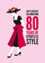 Effortless Style 80th Birthday Card created by Diva Doodle Designs