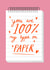 You are 100% my type on paper Love Island card created by Design by Gracie