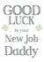 Cute good luck in your new job daddy from the kids card created by Hello Fridays Studio
