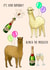 Alpaca the Prosecco created by Poppy & Mabel