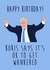 Boris Happy Birthday Card created by Bella's Designs