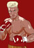 Ivan Drago blank gretting card created by Gareth Lucy