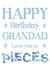 Classic Birthday Card - For Grandad - Stars created by Hello Fridays Studio