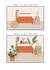Funny House Plants New Home Card - Trendy Plants - Day 1 In Your New Home Day 2 In Your New Home created by Hey Bungalow Designs