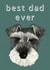 Schnauzer Best Dad Ever created by Soph AC Studio