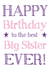 Classic Birthday Card - Big Sister - Stars created by Hello Fridays Studio
