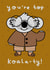 koala thank you card  created by everythinggggnice