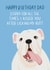 Funny Birthday Card for Dad from the Dog created by Arikaa Designs