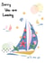 Beautiful Leaving Boat Card created by SABIVO Design by Sabina