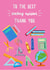 Best Teaching Assistant thank you card created by Faye Burtenshaw