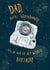 Dad Astrordinary space Birthday Card created by Dawn Quigg Illustration