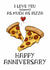 Pizza Lover Anniversary Card created by TinkerDoodleArt