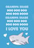 Grandpa shark birthday card created by Nicola Jo