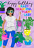 Happy Birthday Crazy Beautiful Plant Lady created by Colour Pop Prints