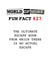 World of Work Fun Fact #27 created by Tilly From The Tuck Shop
